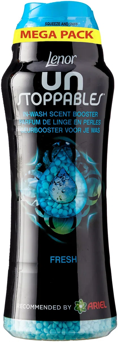 Lenor Unstoppables - Booster di profumo, 570 g, freschezza fresca e senza sosta, fino a 12 settimane di conservazione