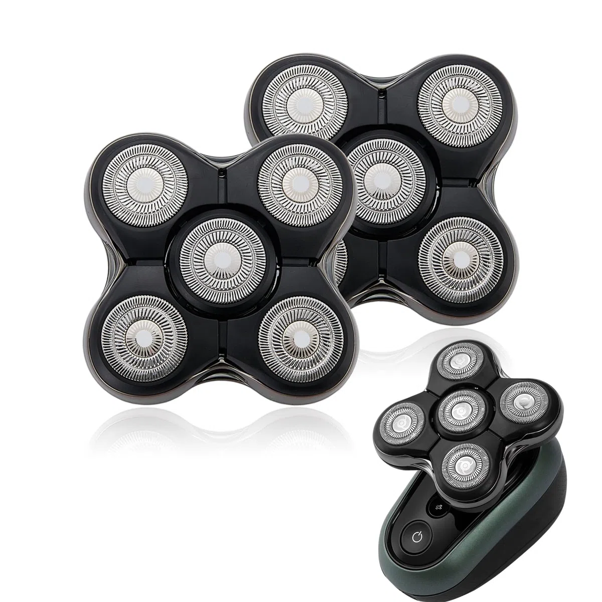 Testine di ricambio per rasoi Rx7 compatibili con rasoi Remington Bald e X R1600/Rx7/Boss X R7120/X R7100 (confezione da 2)