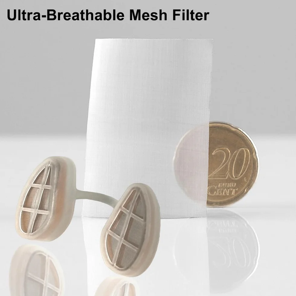 Filtro nasale ultra traspiranti (4 pezzi)