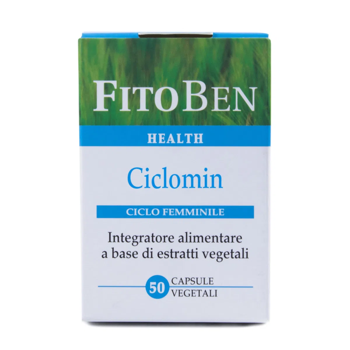 Fitoben | Ciclomin Integratore Naturale per Favorire il Benessere durante il Ciclo Mestruale con Agnocasto, Melissa, Boswellia e Camomilla, 50 Capsule Vegetali