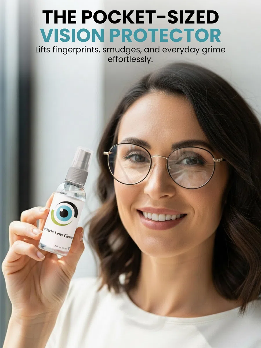 SPORTS WORLD VISION Leader Detergente liquido per lenti per occhiali 3 x 59 ml flacone da 2fl oz per detergente per occhiali, altre soluzioni per lenti a contatto - Spray detergente per occhiali senza