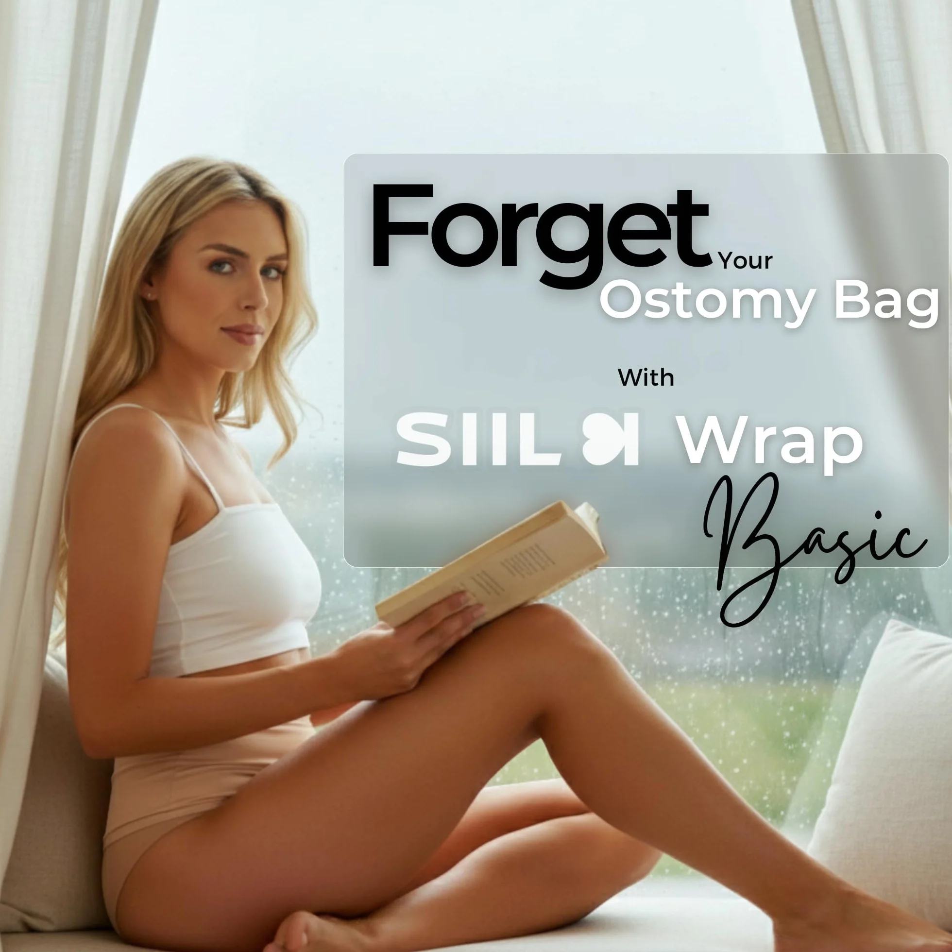 SIIL Fascia di stomia Beige Ostomy | Copri sacca per stomia | Cintura per stomia