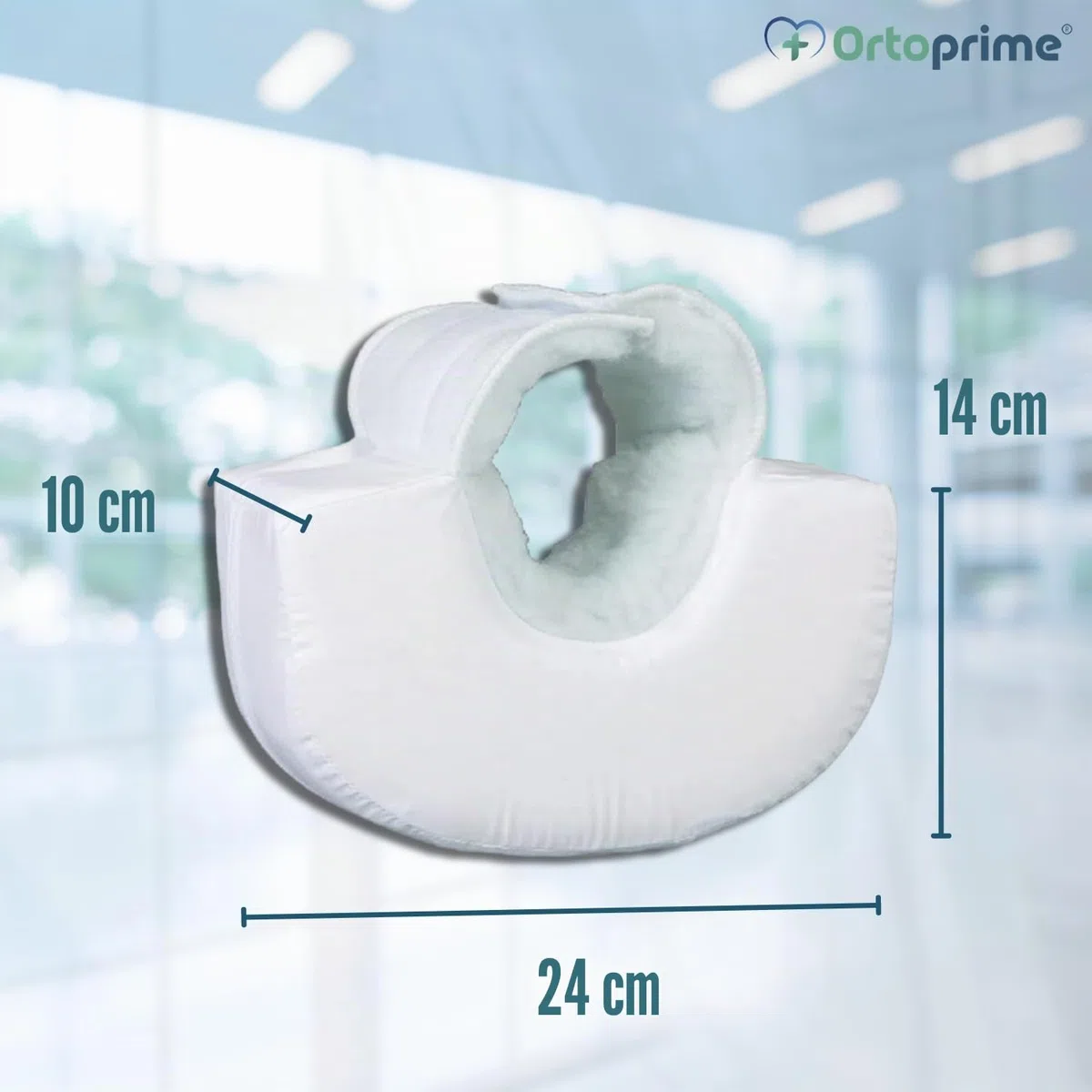 OrtoPrime Confezione da 2 talloni antidecubito a forma curva - Protezione ortopedica per tallone piedi e gomiti - Coppia due pezzi - Misura universale adattabile - Cuscini antidecubito per sedia