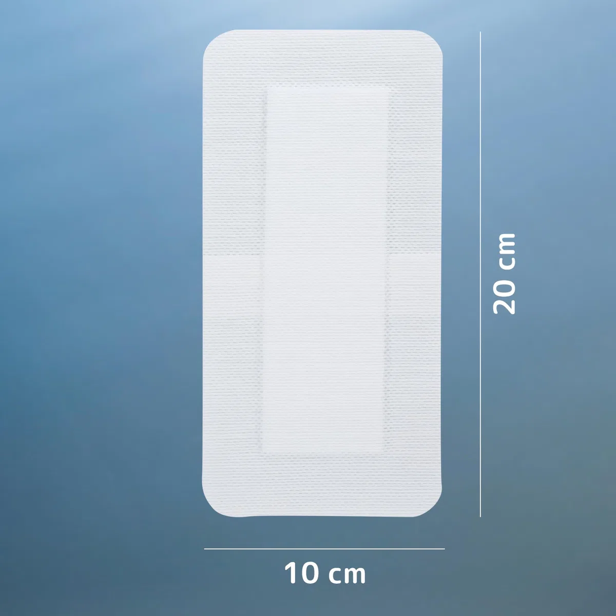 ABENA Medicazione sterile per ferite, 10x20 cm | Confezione da 40 pezzi | Adatte per tagli e ferite | Assorbente | Bianca | Adatto per pelli sensibili