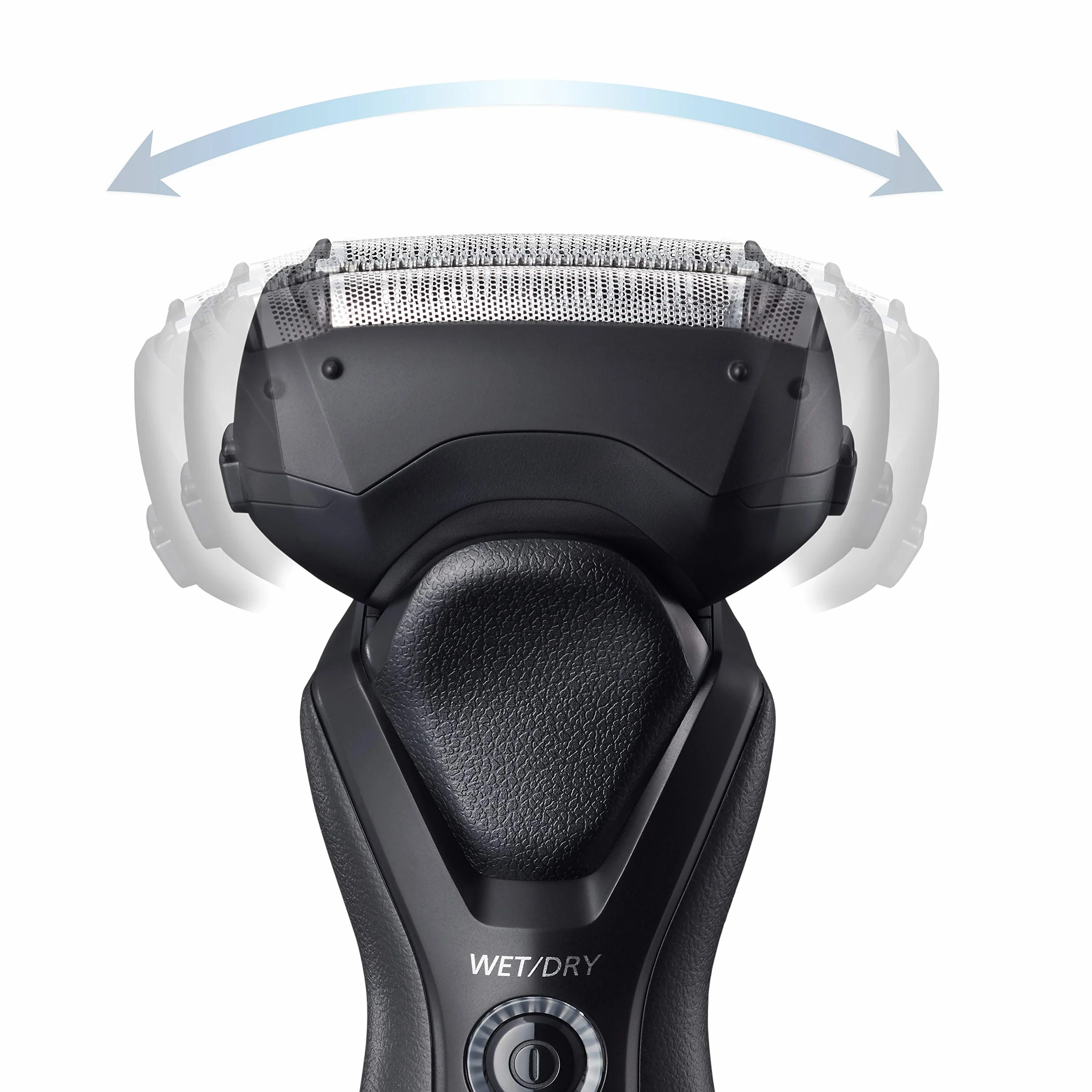 Panasonic ES-RT37-K503 Rasoio Uomo Wet&Dry a 3 Lame per un Taglio Rapido e Preciso, Testina Multidirezionale, Tagliabasette a Scomparsa, Lavabile, Nero
