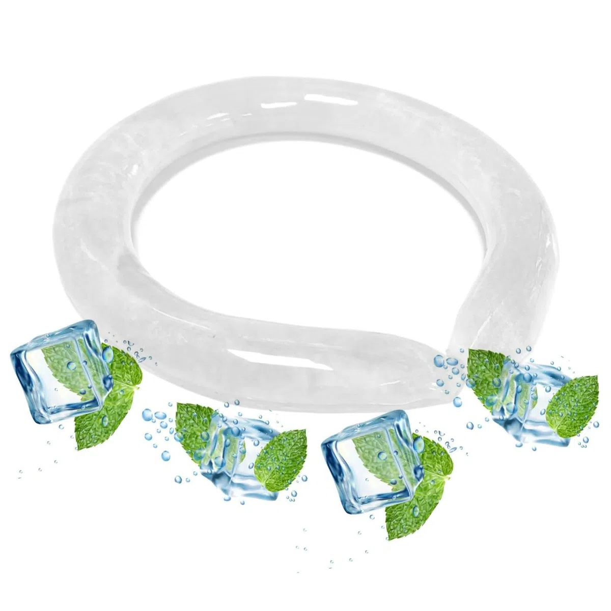 Tubo di Raffreddamento del Collo,Tubo di Ghiaccio del Collo Fisico Dispositivo di Raffreddamento,Reusable Cooling Ring, Raffreddatore Veloce