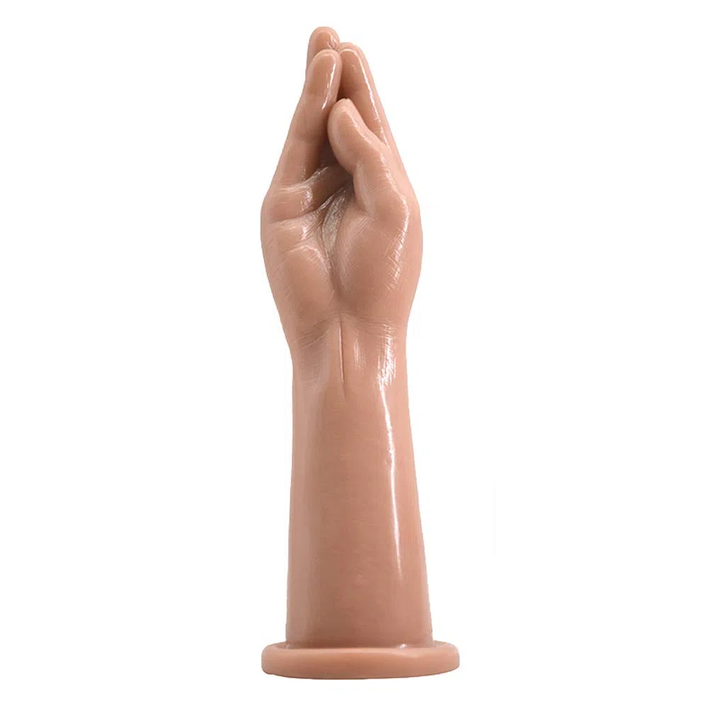 Roluck Dildo Anale Realistico Pugno Dildo Anale con Ventosa Mano Dildo Giocattolo del Sesso Anale per Donne Lesbiche Uomini Fisting Masturbatore 30 cm di Lunghezza (La Carne)
