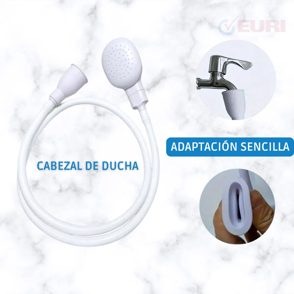 EURI | Set Lavatesta portatile per la casa | Lavatesta portatile | Lavatesta per letto e sedute