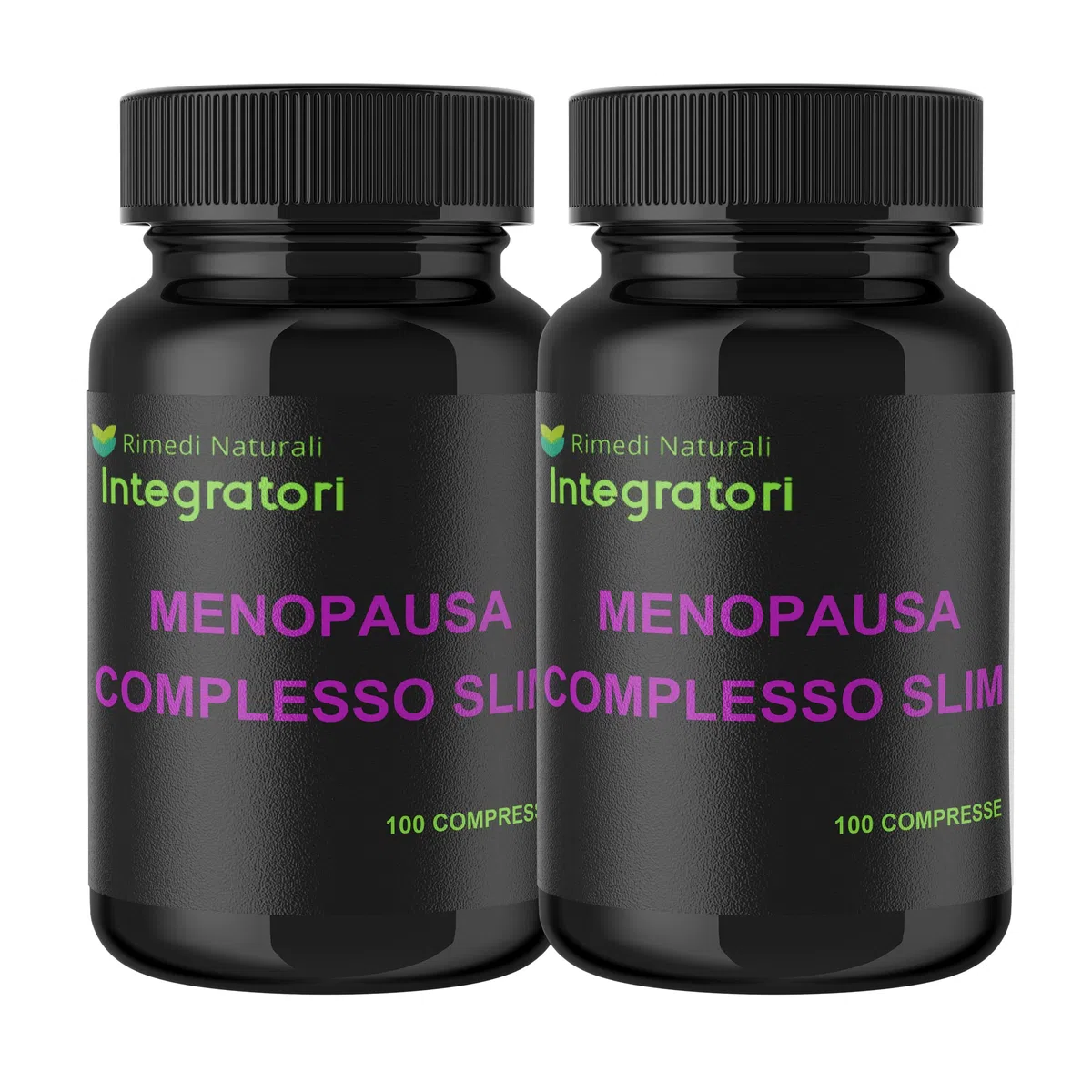 Menopausa Complesso Slim 200 Compresse - Peso Vampate Antiossidante Detox Benessere Mentale - Kudzu Trifoglio Rosso con Isoflavoni, Cimicifuga Moringa Agnocasto Dioscorea Verbena Salvia