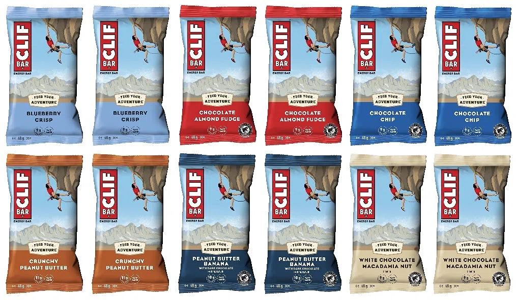 Clif Bar, pacco assortito (Confezione da 12)
