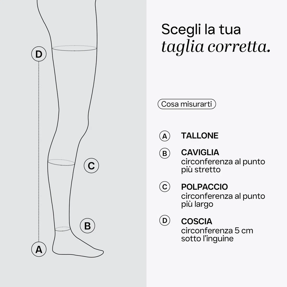 REVÉE Calze Autoreggenti Unisex a Compressione Graduata, Calze Antitrombo Post-Operatorie mirata alla coscia, con Foro d’Ispezione, Elastiche e Compressive