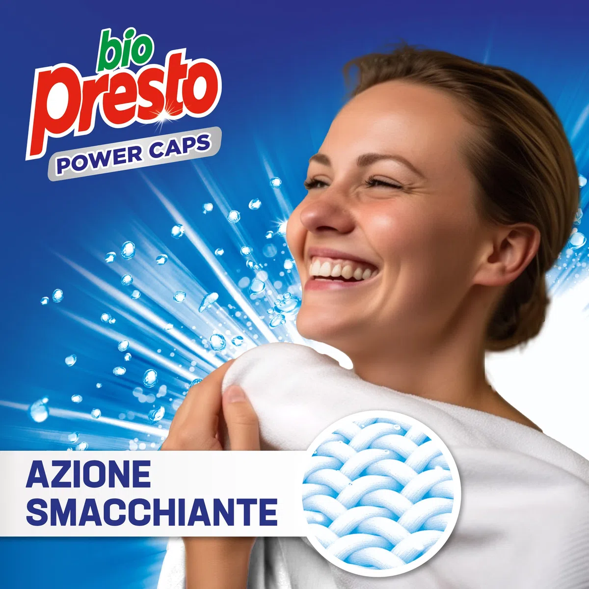 Bio Presto Power Caps Classico, Detersivo Lavatrice Predosato In Capsule, Confezione Da 135 Lavaggi