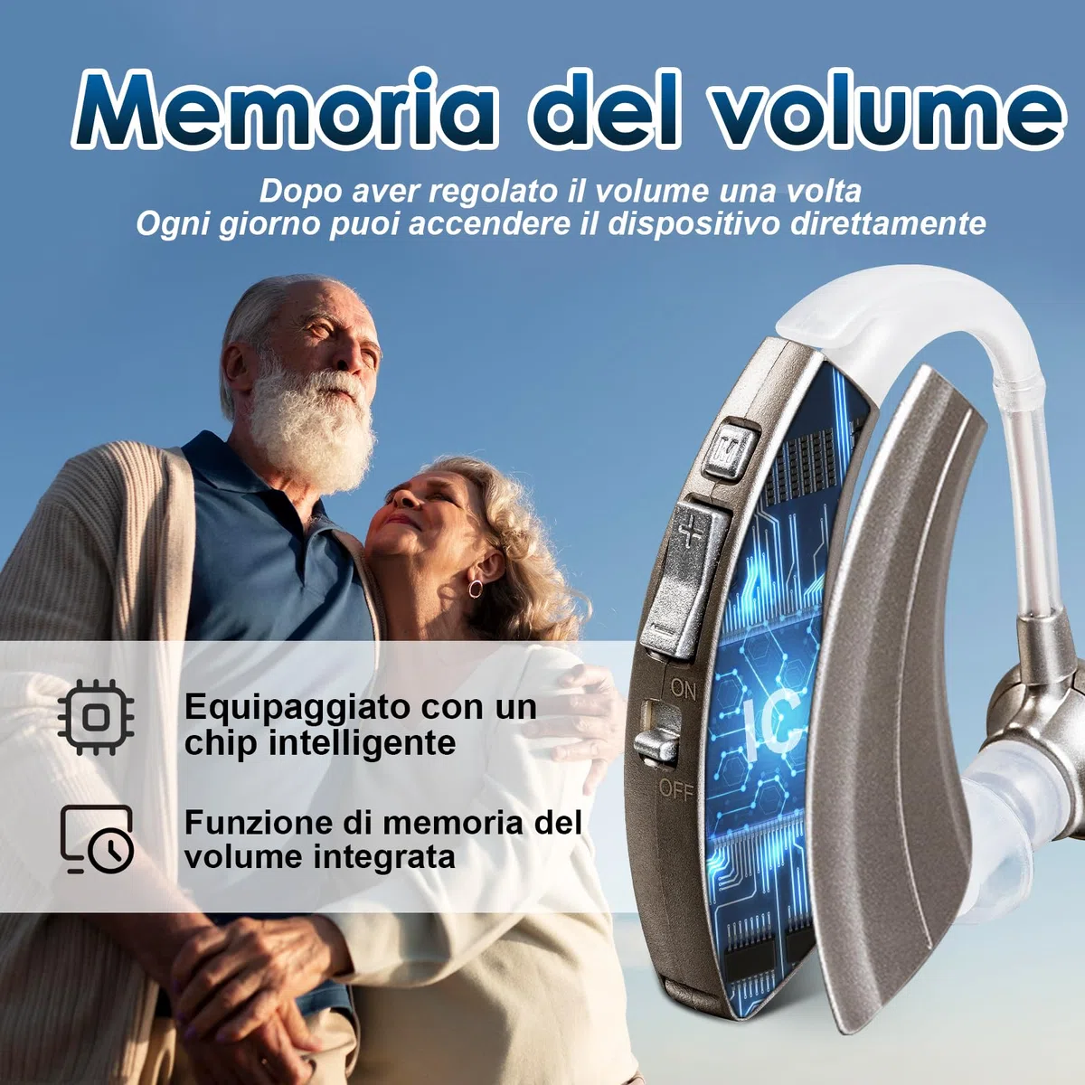 Britzgo Dispositivo,500 Ore Autonomia,Cancellazione Rumore Avanzata,Audio Premium,Ideale per Dialoghi Chiari (1, Argento)