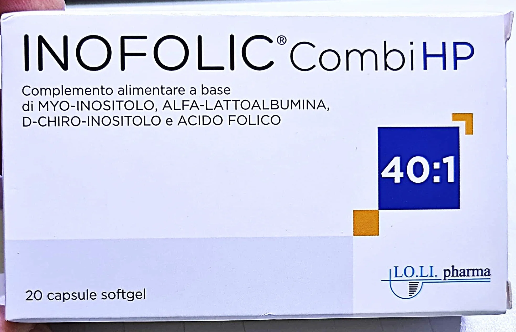 INOFOLIC COMBI HP 20 Capsule