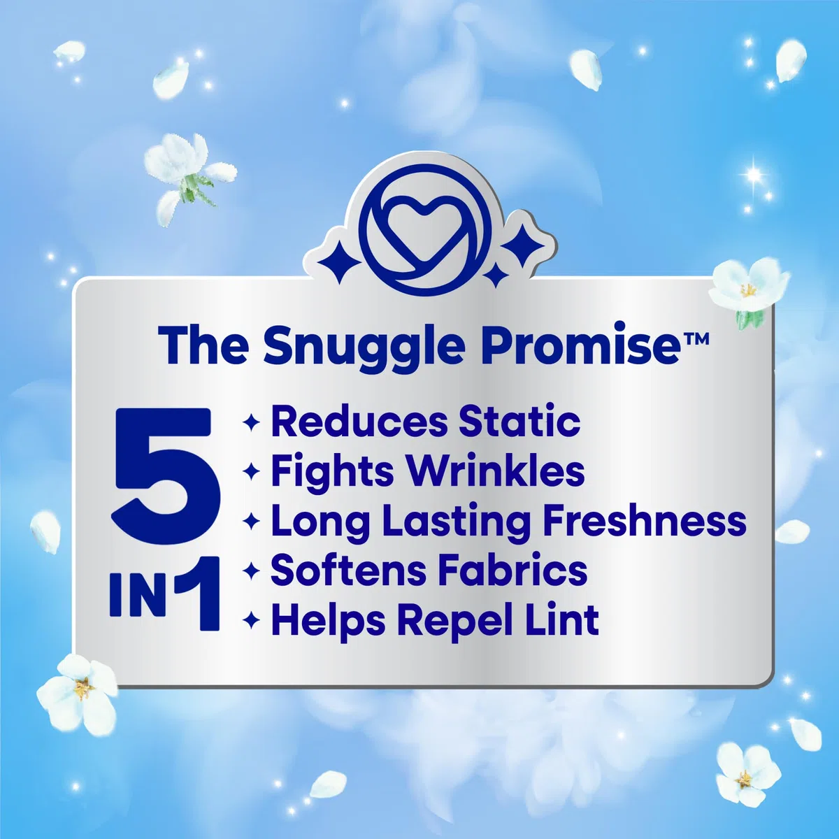 Snuggle Blu scintillante (200 foglie)