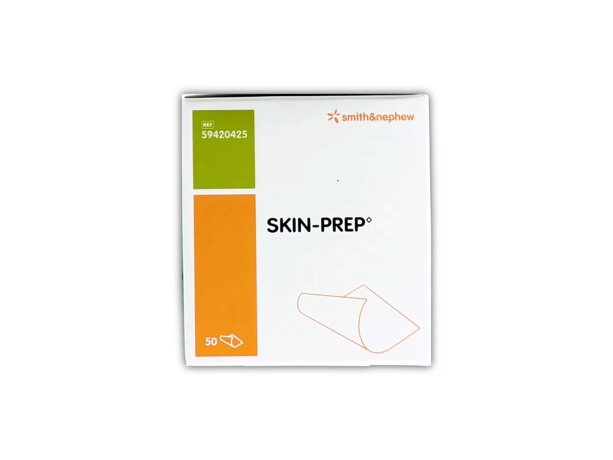 Skin-Prep, Salviette per la Preparazione della Pelle, Confezione da 50 pezzi
