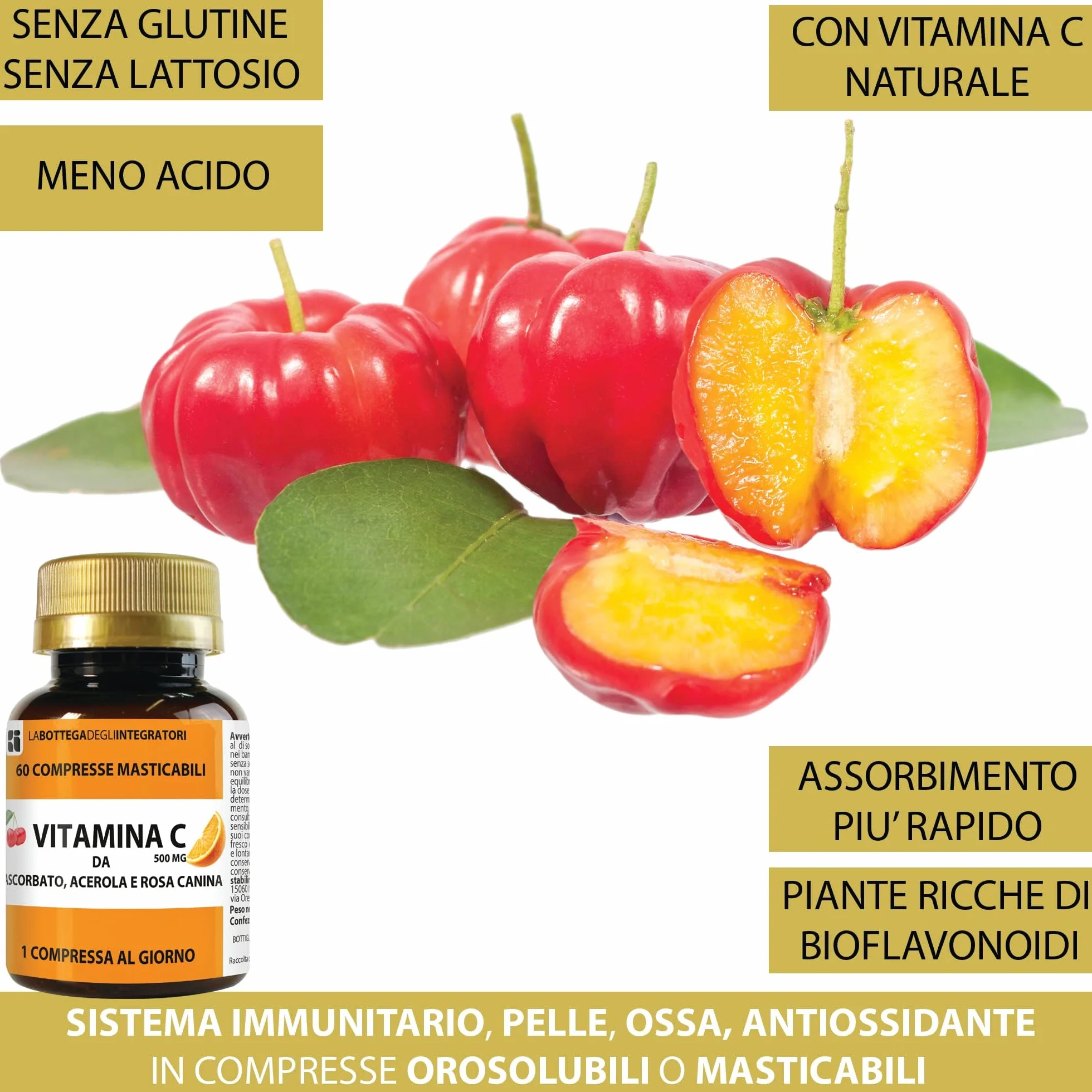 Set di Integratori Menopausa 100 Compresse e Vitamina C Masticabili | Kudzu e Trifoglio Rosso Ricchi in Isoflavoni | Metabolismo, Peso, Rilassamento, Vampate | Antiossidante e Sistema Immunitario