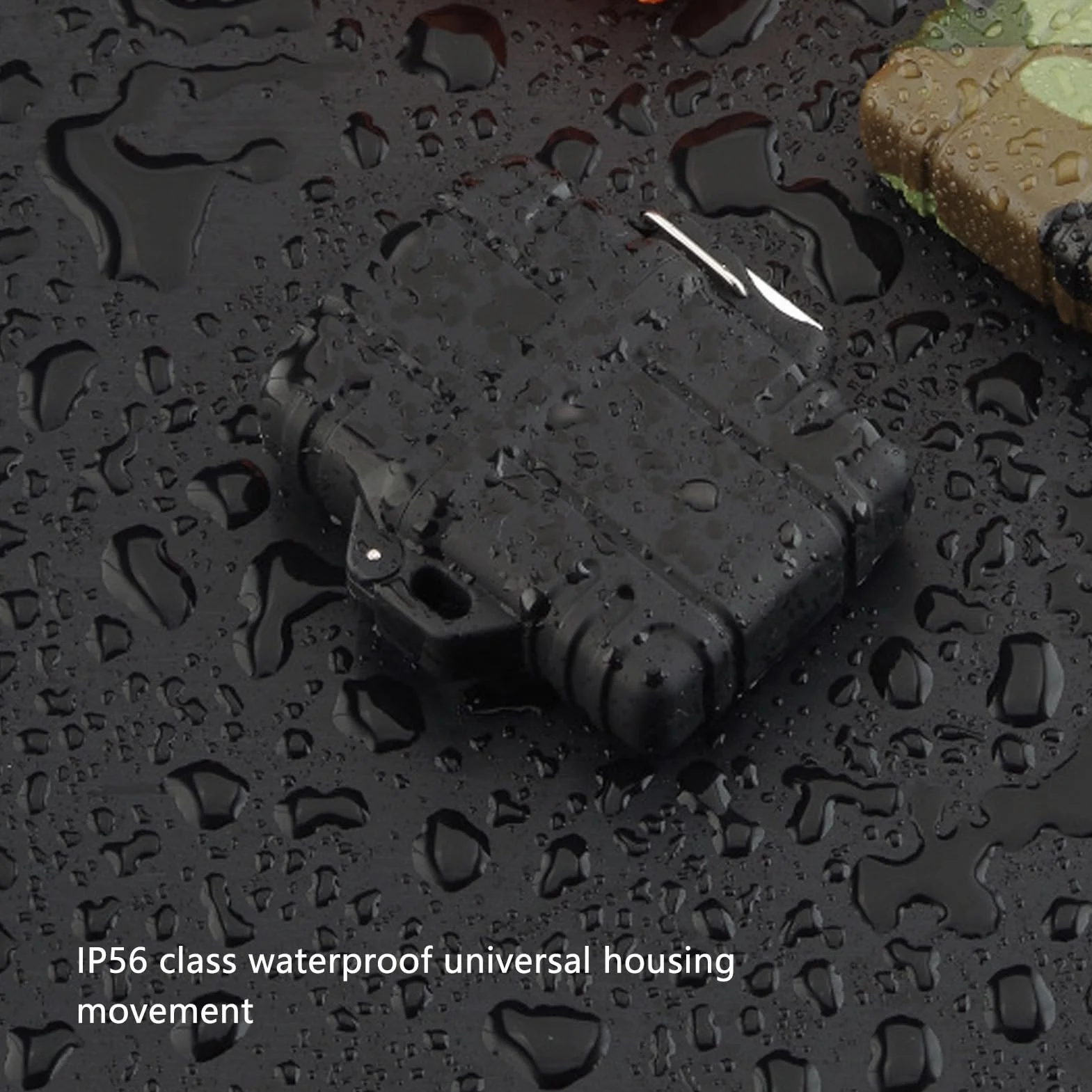 Custodia Impermeabile per Accendino, 2 Pezzi Set di Plastica Nera Sigillata Custodia per Acqua Contenitore Tascabile per Sacchetti Esterni Resistente 2 Pezzi Porta