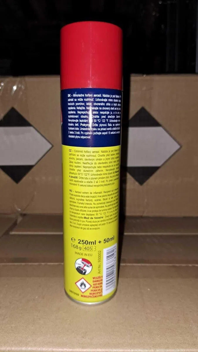 REPLOOD 12x Bomboletta 300 ML Gas Ricarica Accendini Butano con Adattatori per Ricaricare Accendino