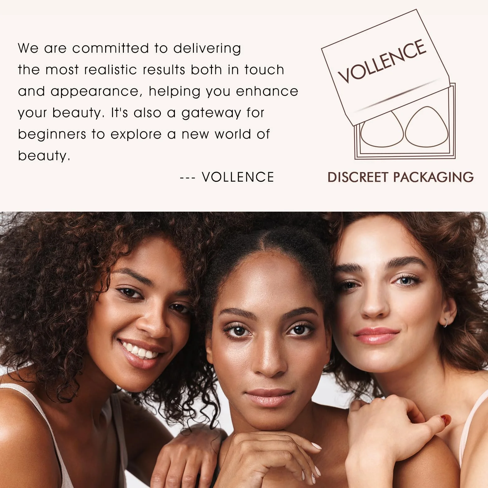 Vollence Una coppia di protesi mammarie in silicone a forma di triangolo, realizzate in gel di silicone, simulate per mastectomia, travestiti, transgender. Inserti per migliorare il reggiseno
