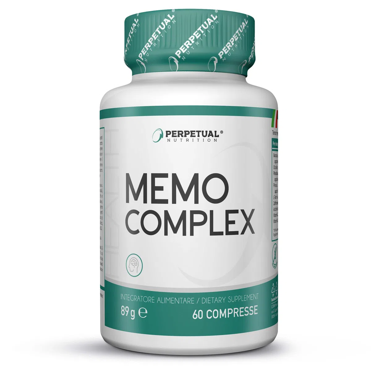 Integratore nootropico per la memoria. Con rodiola, citicolina e bacopa. Utile per memoria, buon umore, rilassamento e benessere mentale. Nootropico per memoria, concentrazione e funzioni cognitive.
