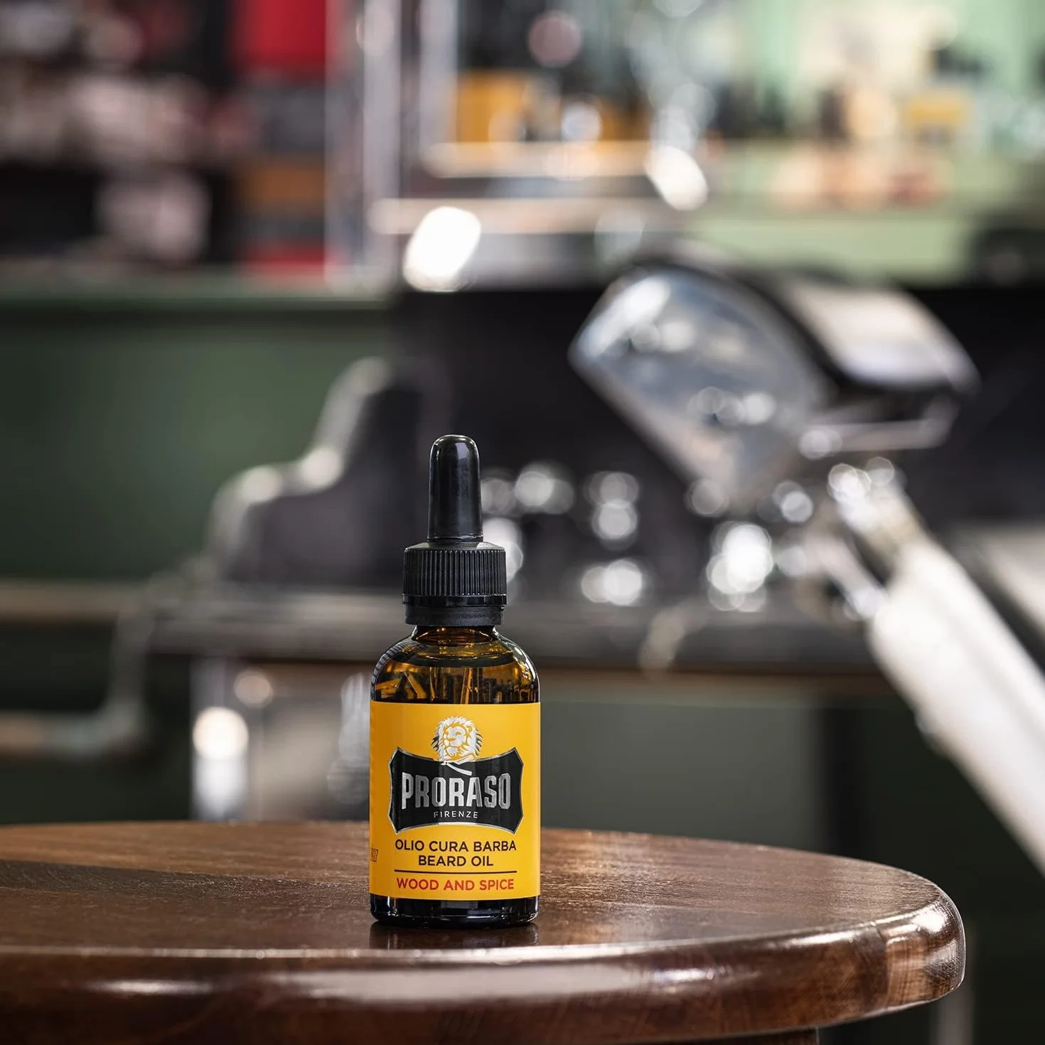 Proraso Olio Cura Barba Wood and Spice, 2 x 30ml, Olio da barba uomo con effetto ammorbidente e nutriente, Olio barba folta e lunga, Made in Italy
