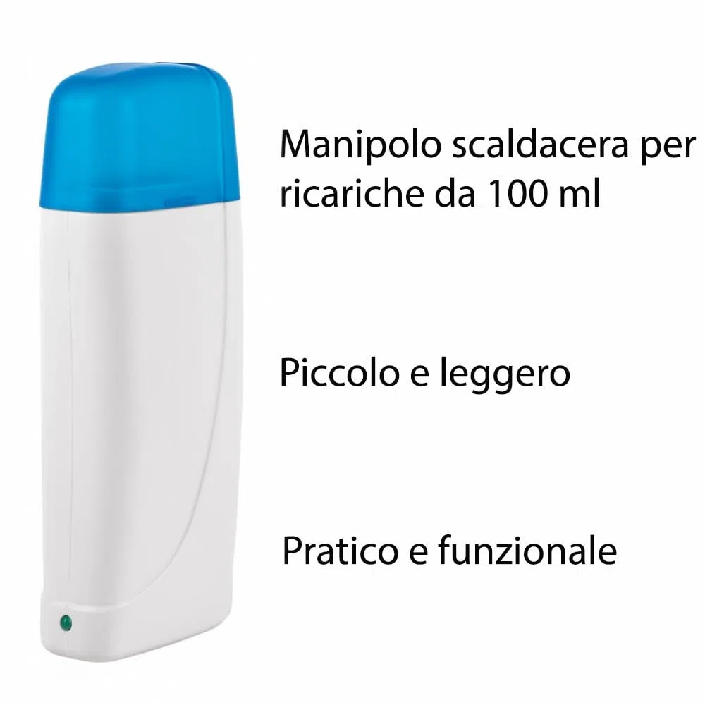 Anyskin Kit Scaldacera Rullo Professionale - Contiene 1 Ricarica Ceretta Rullo Liposolubile Rosa + Anyskin Olio Dopocera 100ml e Strisce Depilatorie Tnt 50pz