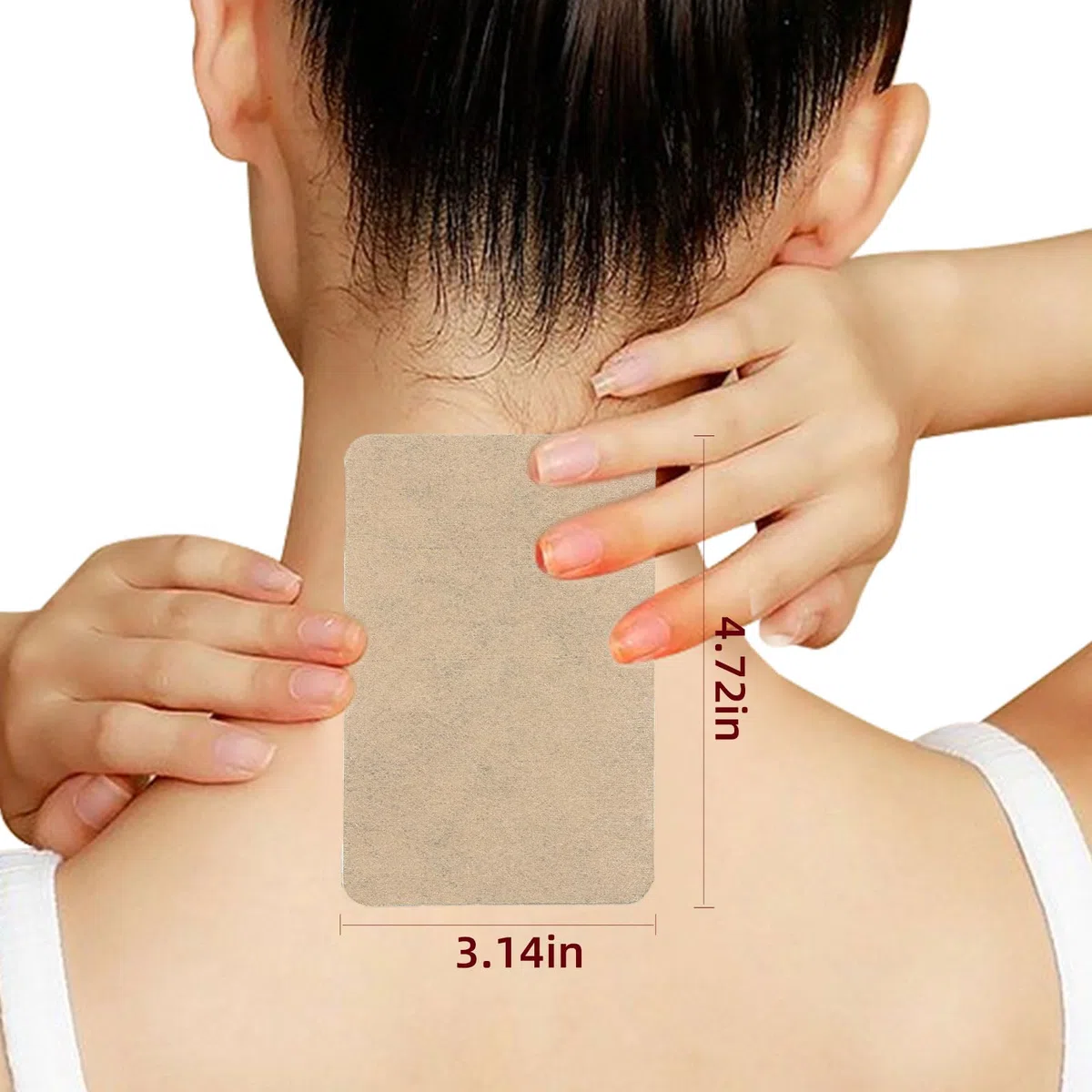 Cerotto allo zenzero per alleviare il disagio, terapia naturale del calore per alleviare muscoli e articolazioni, collo e schiena, lunga durata, facile da usare, 5 scatole, 100 cerotti