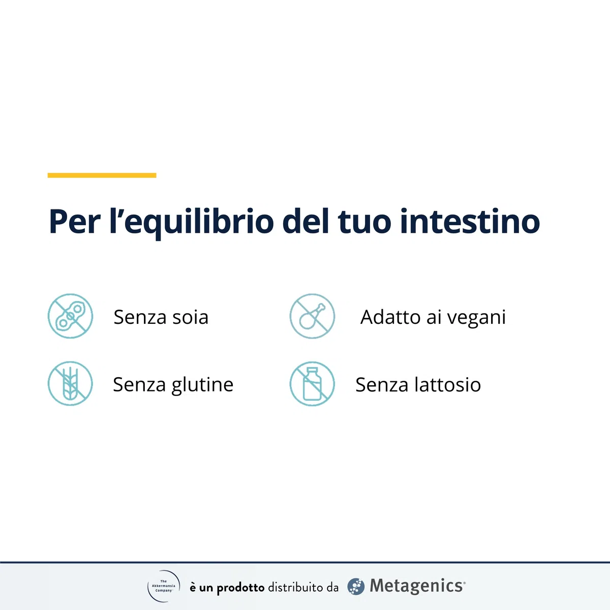 Akkermansia Intestino - Comfort Intestinale Anche in Caso di Stress - 30 Compresse
