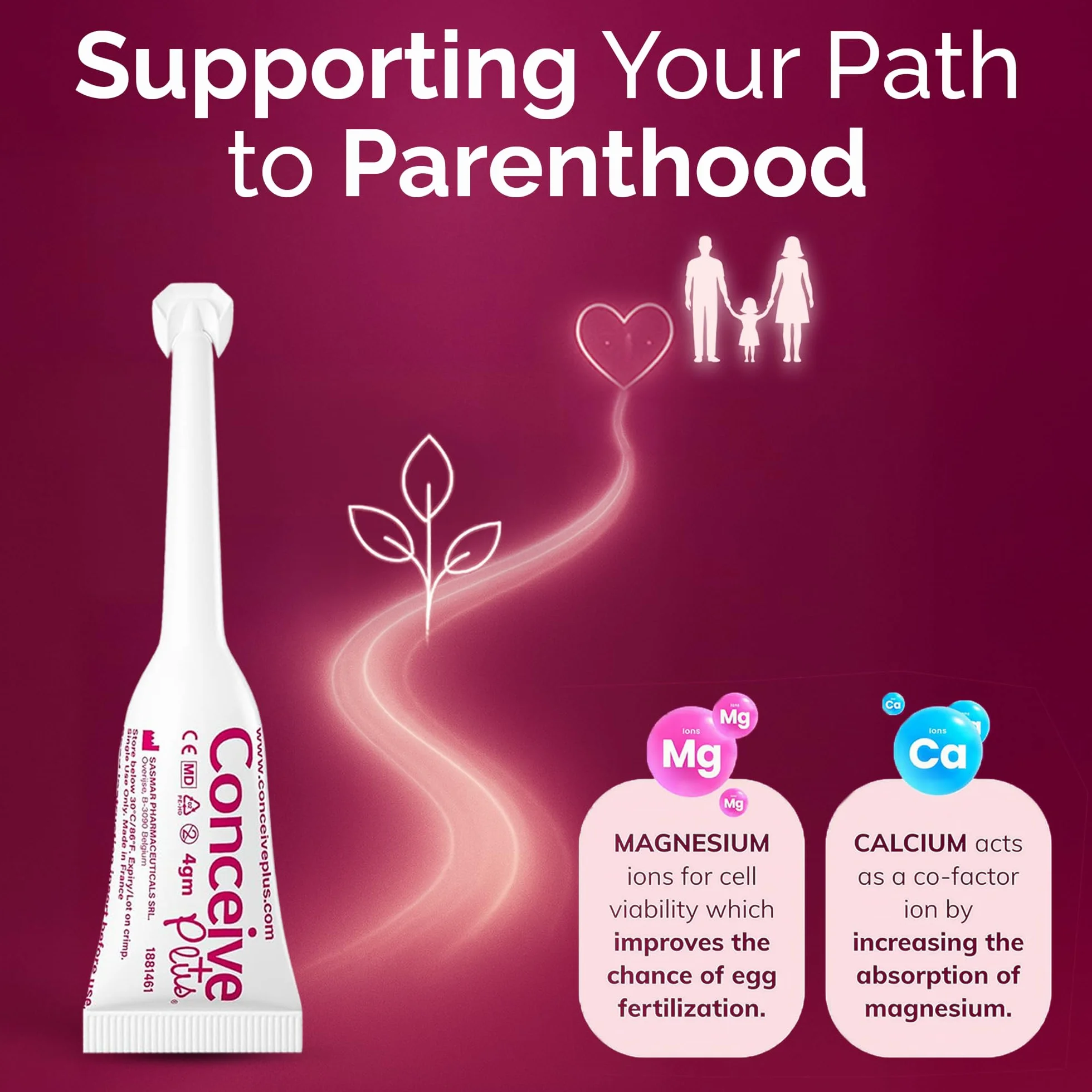 Conceive Plus Fertility Lubricant Individual Use Applicators - 8 Pack