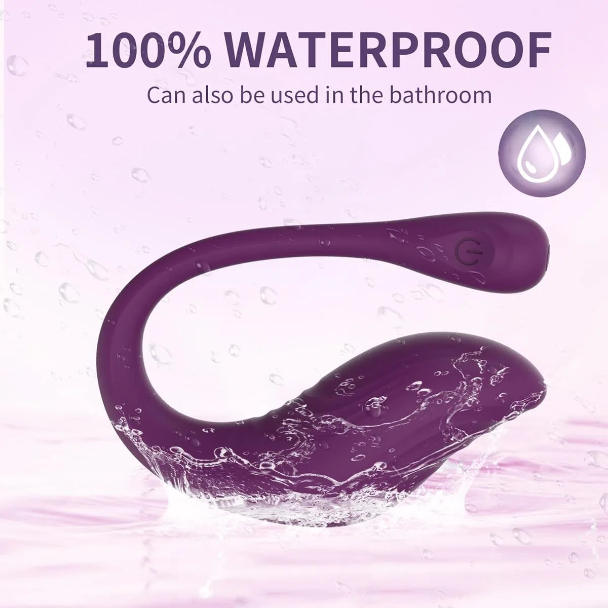 Palla per Allenamento del Pavimento pelvico Femminile Set per Allenamento Intelligente dei Muscoli del Pavimento pelvico con Controllo Tramite App e Telecomando Viola