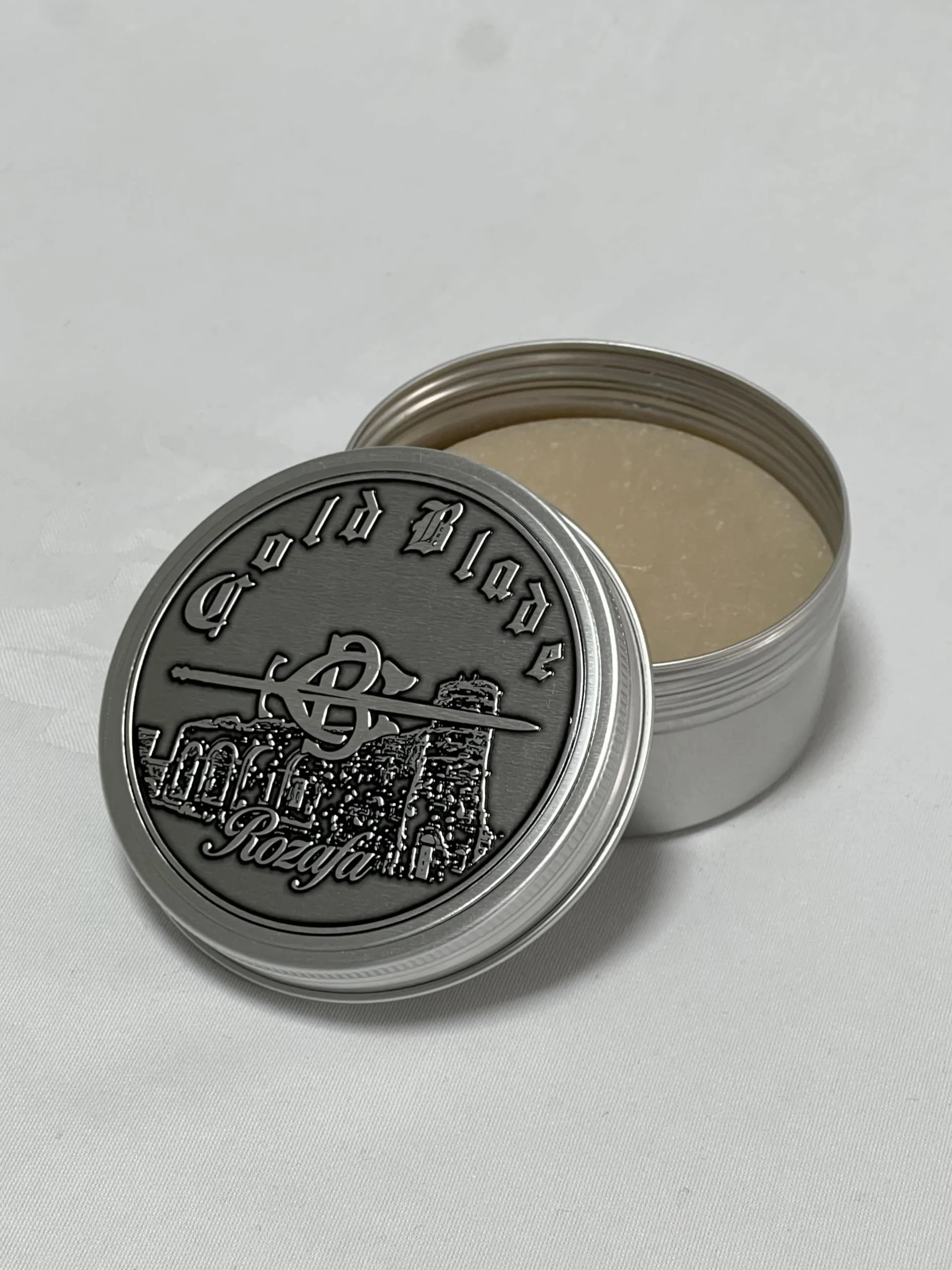 Rozafa Shaving Soap | 150g/5.3oz Artisanal Triple Milled Soap - Cauldron Crafted - Handcut Soap - Perfect Creamy Lather Ideal for Sensitive Skin - with essential oils and natural extrats MADE IN ITALY