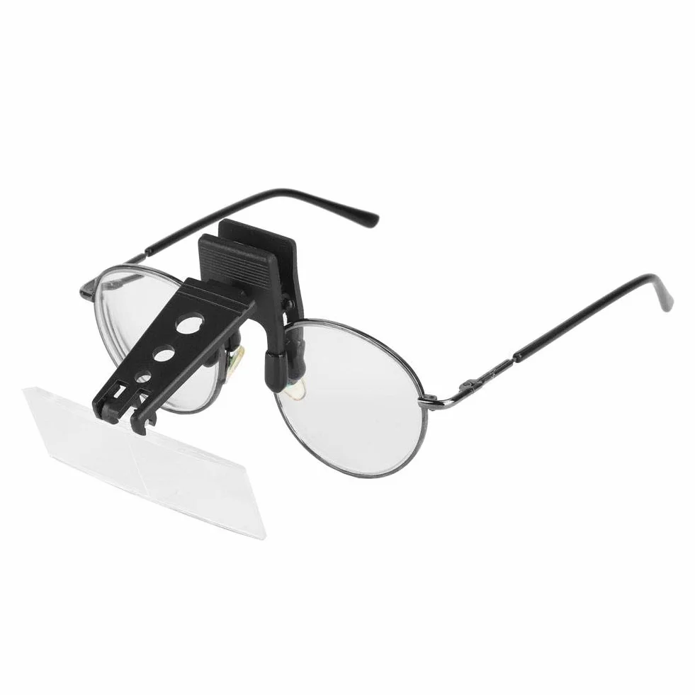Lenti 1 5x 2 5x 3 5x Lente di ingrandimento Tipo di occhiali per artigianato e altre attività per ipovedenti per hobby per la lettura di mosche