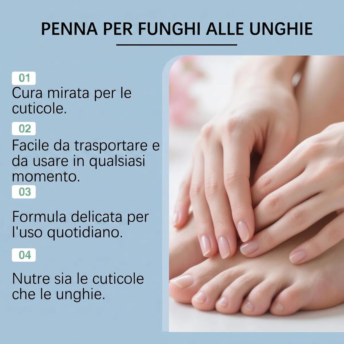 podagen piedi, 2/4/8 Pezzi Penna Cura Piedi Donna con Pennello Integrato Cura Unghie Piedi Formula ad Asciugatura Rapida Applicazione Precisa Portatile per Uso Quotidiano