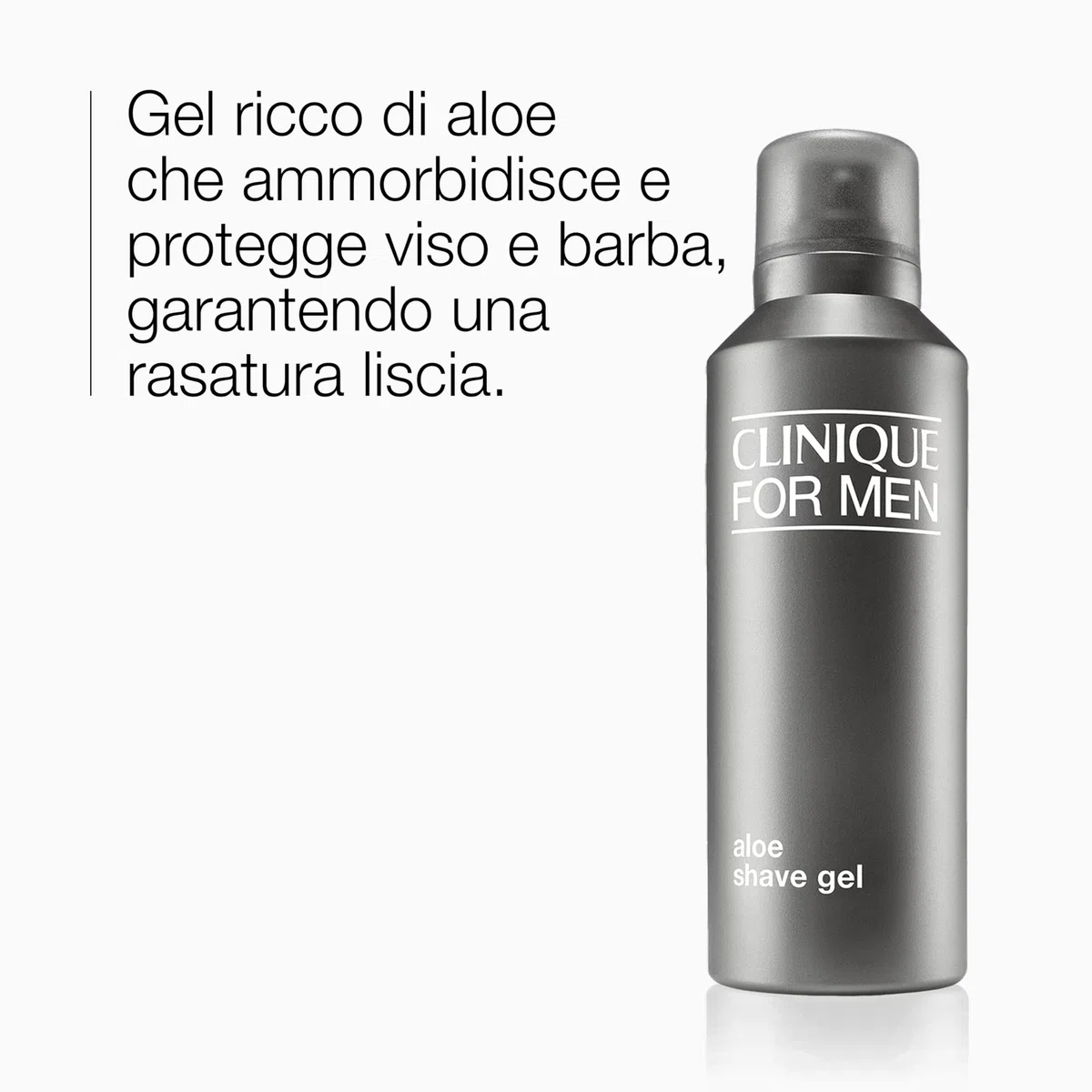 Clinique For Men Aloe Oil Free Shave Gel da barba | Per una rasatura liscia e profonda, 125 ml