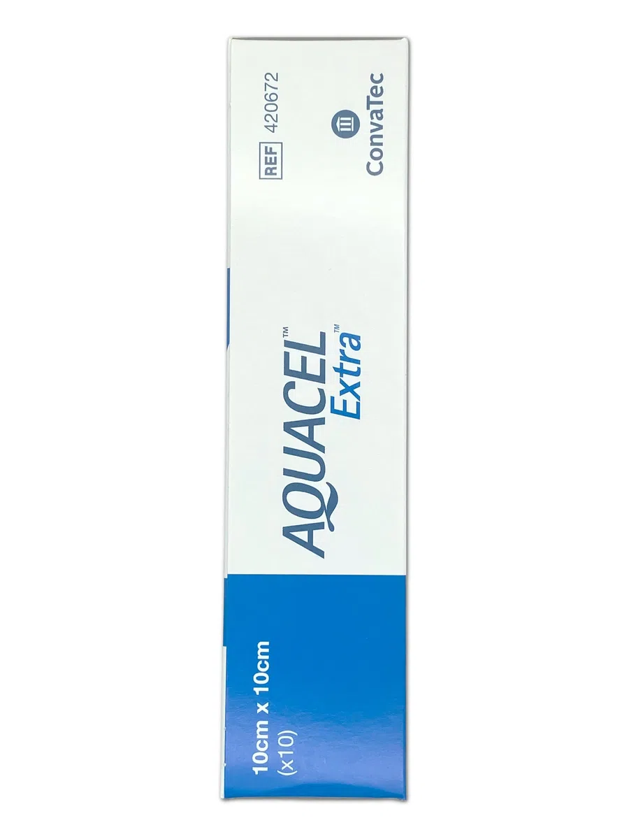 Aquacel 420672 bendaggi extra, 10 cm x 10 cm (confezione da 10)
