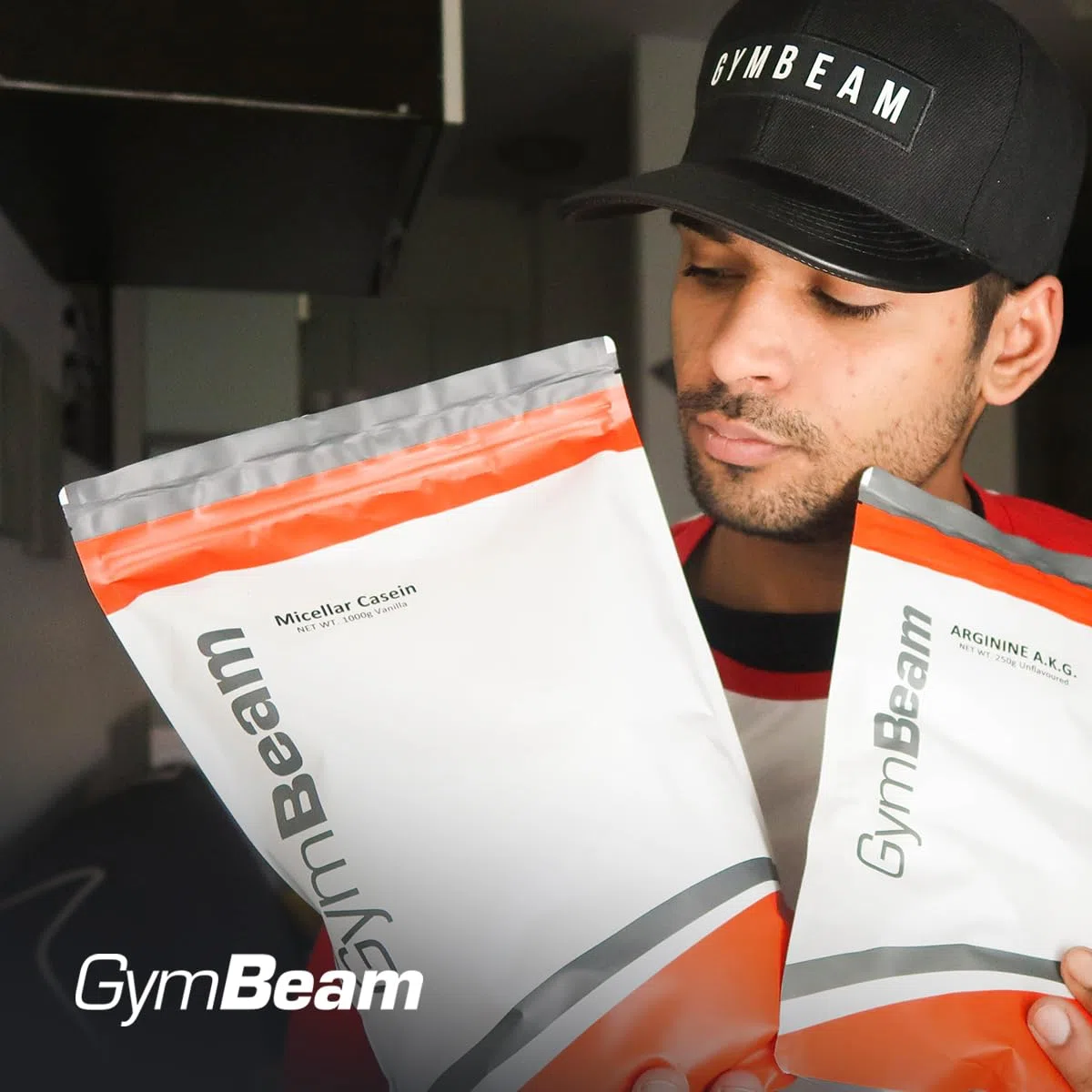 GymBeam Caseina Micellare 1000g - Caseine di Alta Qualità - Polvere di Caseina per Crescita e la Rigenerazione Muscolare - A Basso Contenuto di Grassi, Deliziosa e Ben Solubile (1000 g, Chocolate)