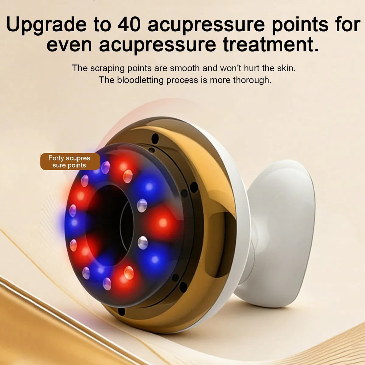 Massaggiatore elettrico 4 in 1 anti-cellulite, massaggiatore sottovuoto con funzione di calore, 9 livelli di intensità di aspirazione e riscaldamento, dispositivo Gua Sha per gambe, addome, braccia