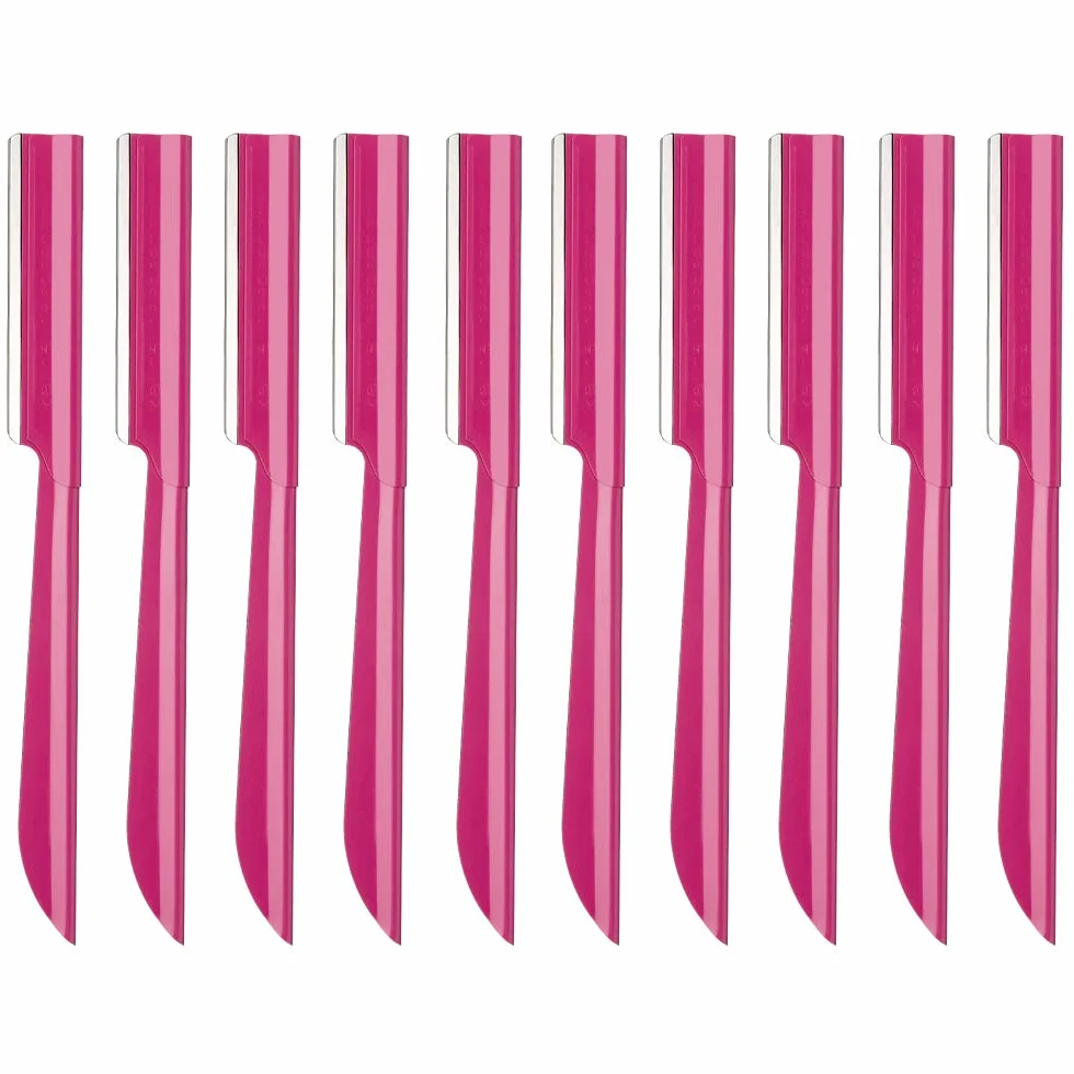 Miss Gorgeous sopracciglio rasoio occhi strumenti di riparazione rimozione dei capelli facciali sopracciglia trimmer donna trimmer Grooming rasatura 10PCS