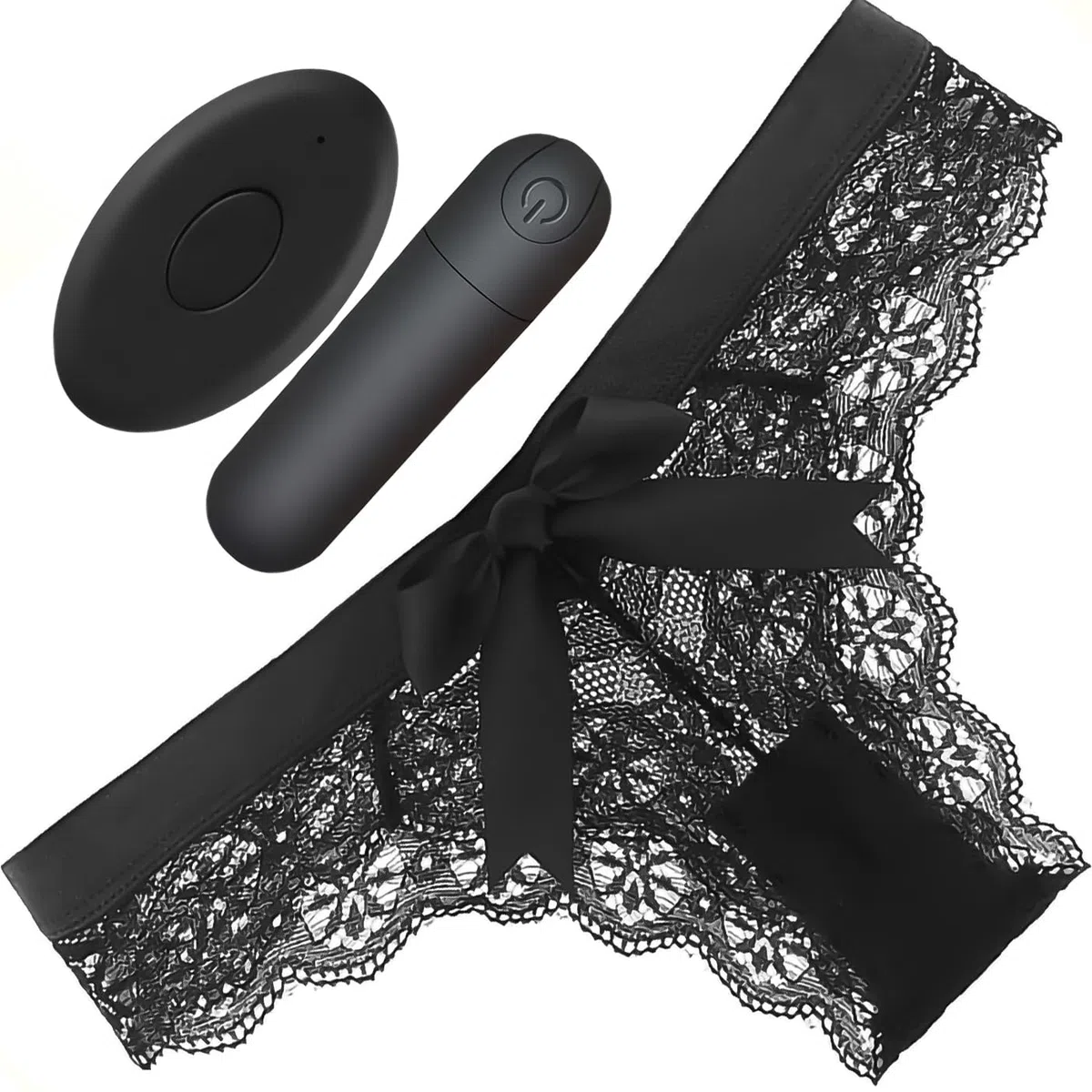 Slip con vibratore e telecomando uovo vibrante per donne vibranti per l'uso in movimento con 10 modalità di vibrazione Mini vibratore a farfalla pere clitoride compatto e telecomandato Fops A100