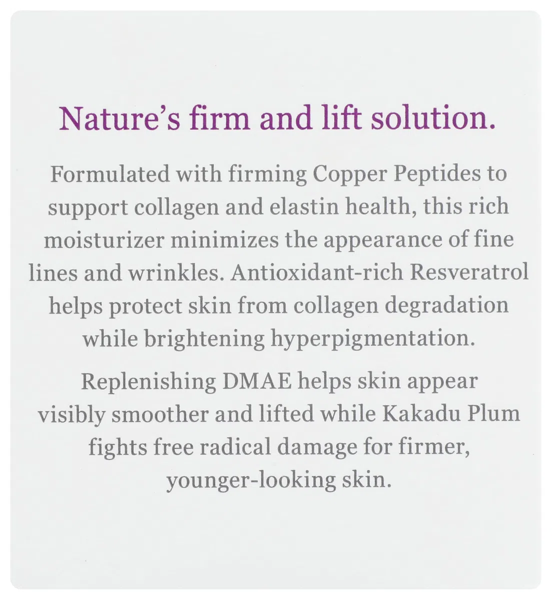 DermaE Natural Bodycare, Firming Moisturizer with DMAE 2 oz