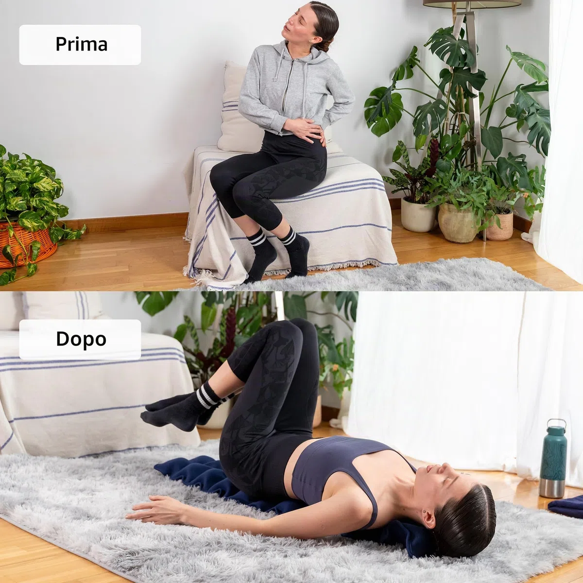 Correttore della Colonna Vertebrale per Decompressione Dorsale | Cuscino di Stretching con 24 Punti Massaggianti | Spine Corrector | Supporto per Schiena e Collo | Cuscino Agopressione