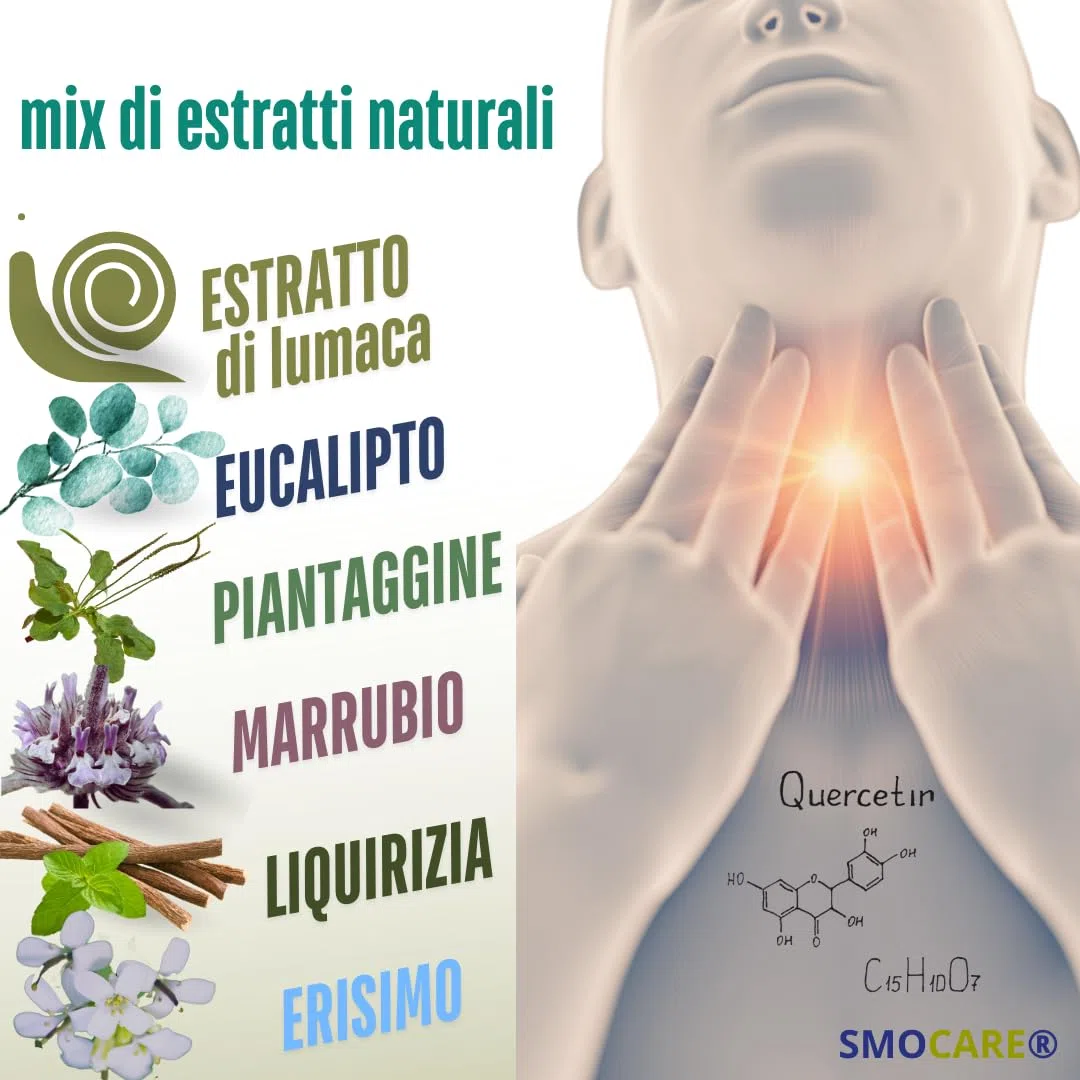 Smocare per tosse cronica 20 compresse masticabili con Quercetina - confezione da 2