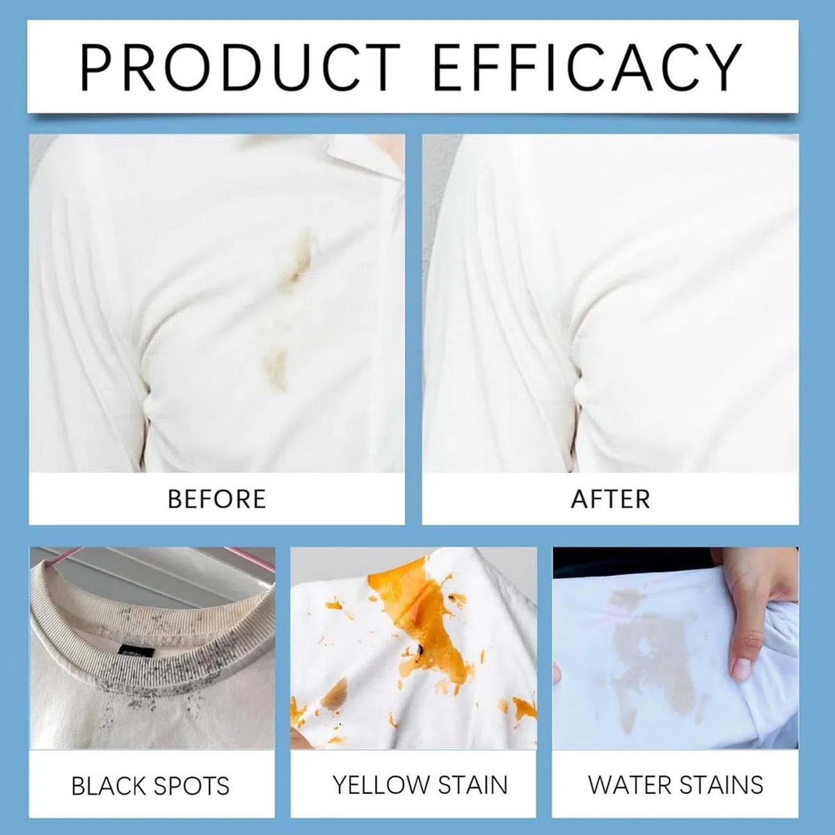 Stain Treatment Spray,Stain Remover Clothing,120 ml Stain Remover Clothes,Dirty Eater Cleaner,Portable Messy Eater Spots Cleaner,Quickly Remove Stubborn Stains from Baby Clothes (1)