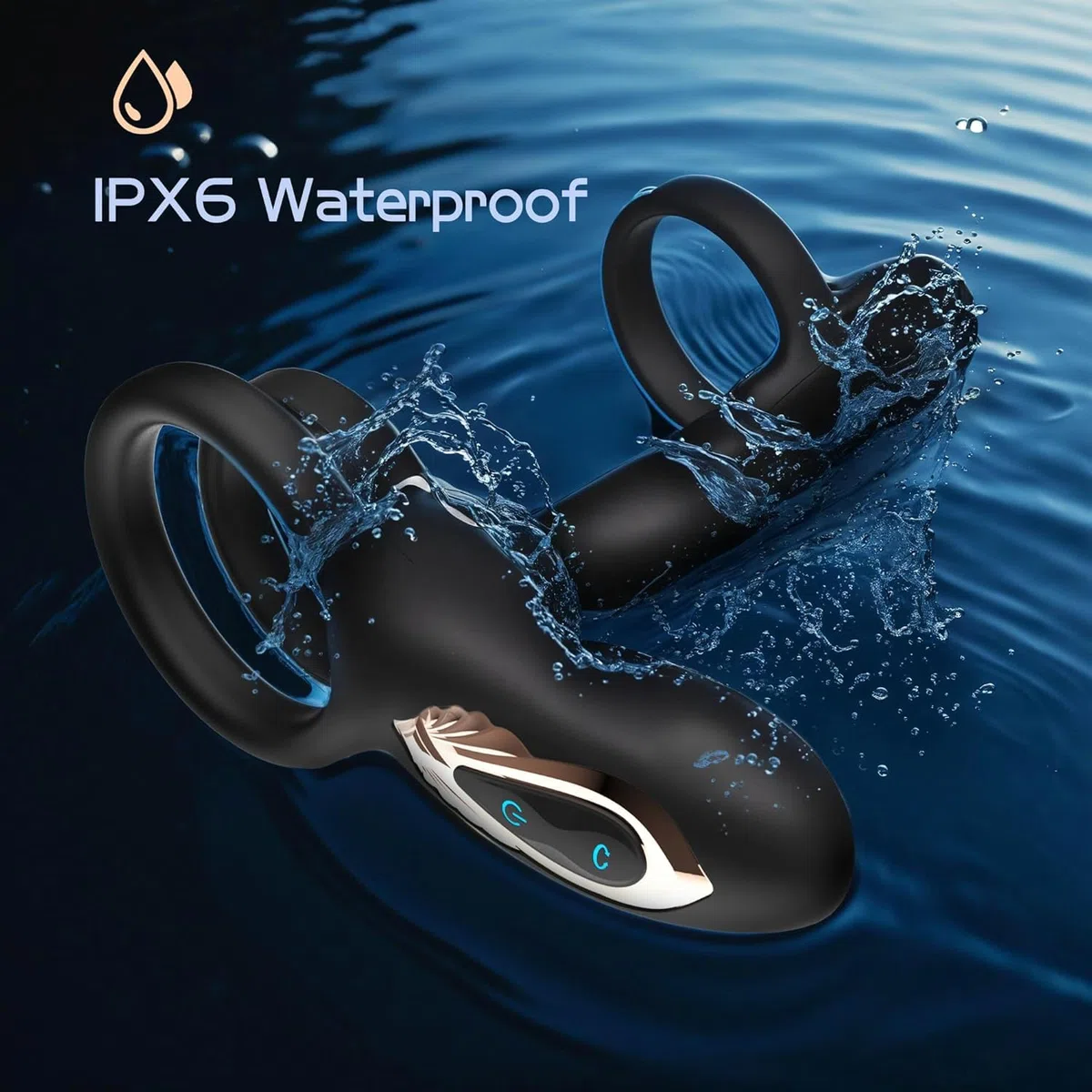 Anello Vibrante per Lei e Lui, Stimolatore per Clitoride, Vibratoreper Uomo Professionale Anello Pene Lui,Vibratore Anello per Pene da Uomo,Sexytoysys Coppia Sex Toys Sessuali per Uomini Donna Sex Toy