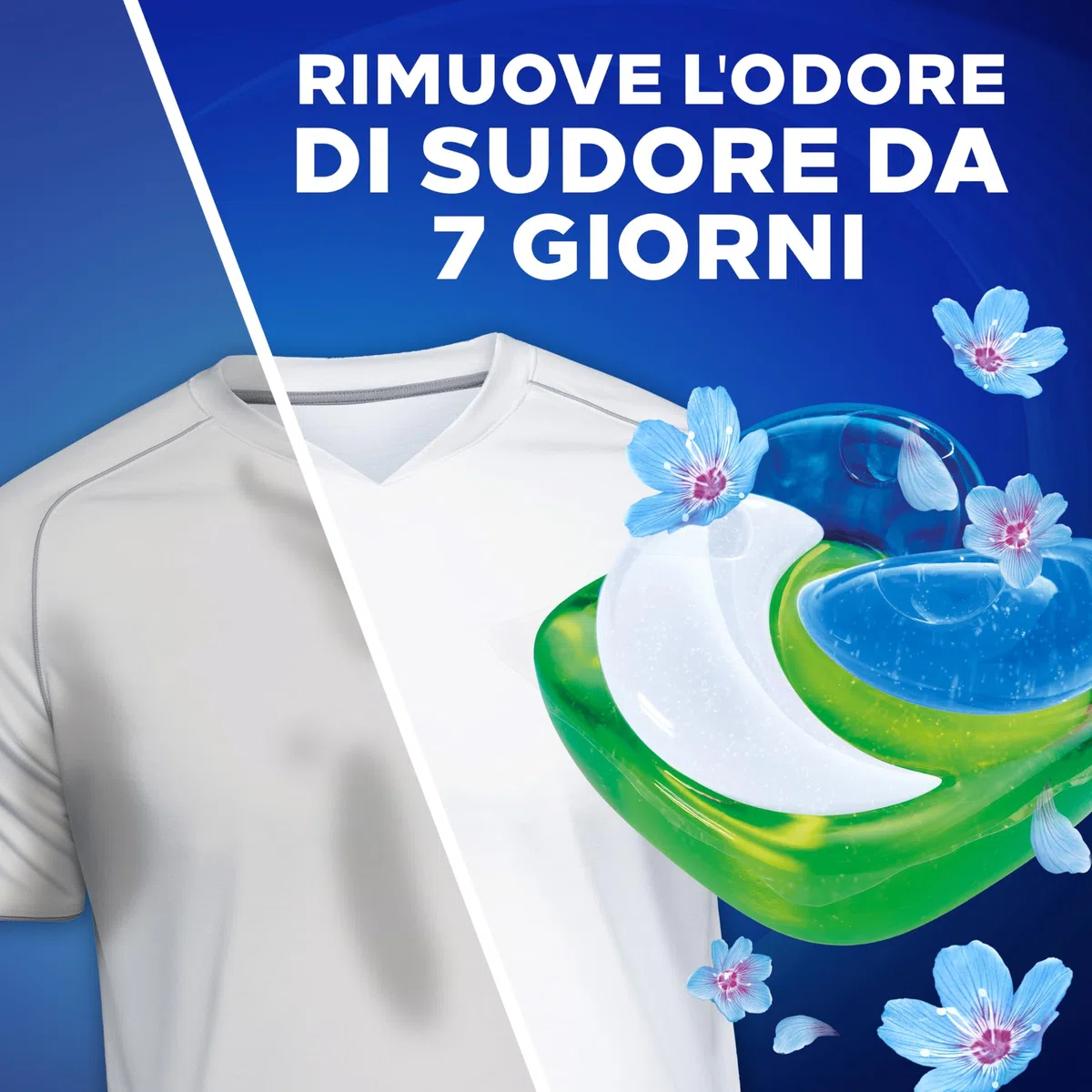 Dash Power Pods Detersivo Lavatrice In Capsule, 105 Lavaggi(3x35), Freschezza Di Lenor, Risveglio Primaverile, rimuove addirittura gli odori di sudore vecchi di 7 giorni, per una pulizia impeccabile
