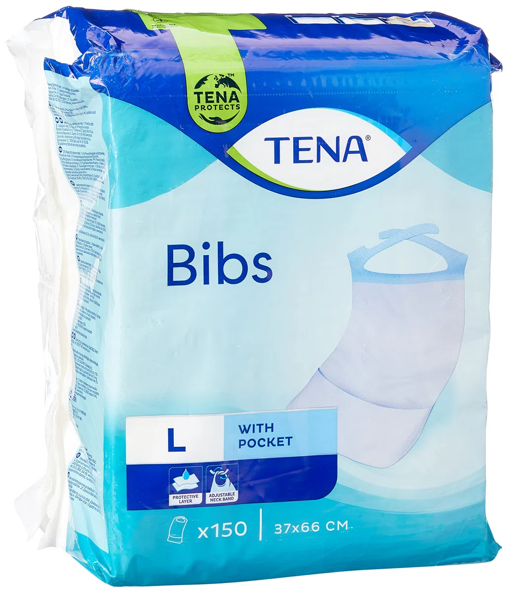 TENA BIB BAVAGLI M/L 150PZ