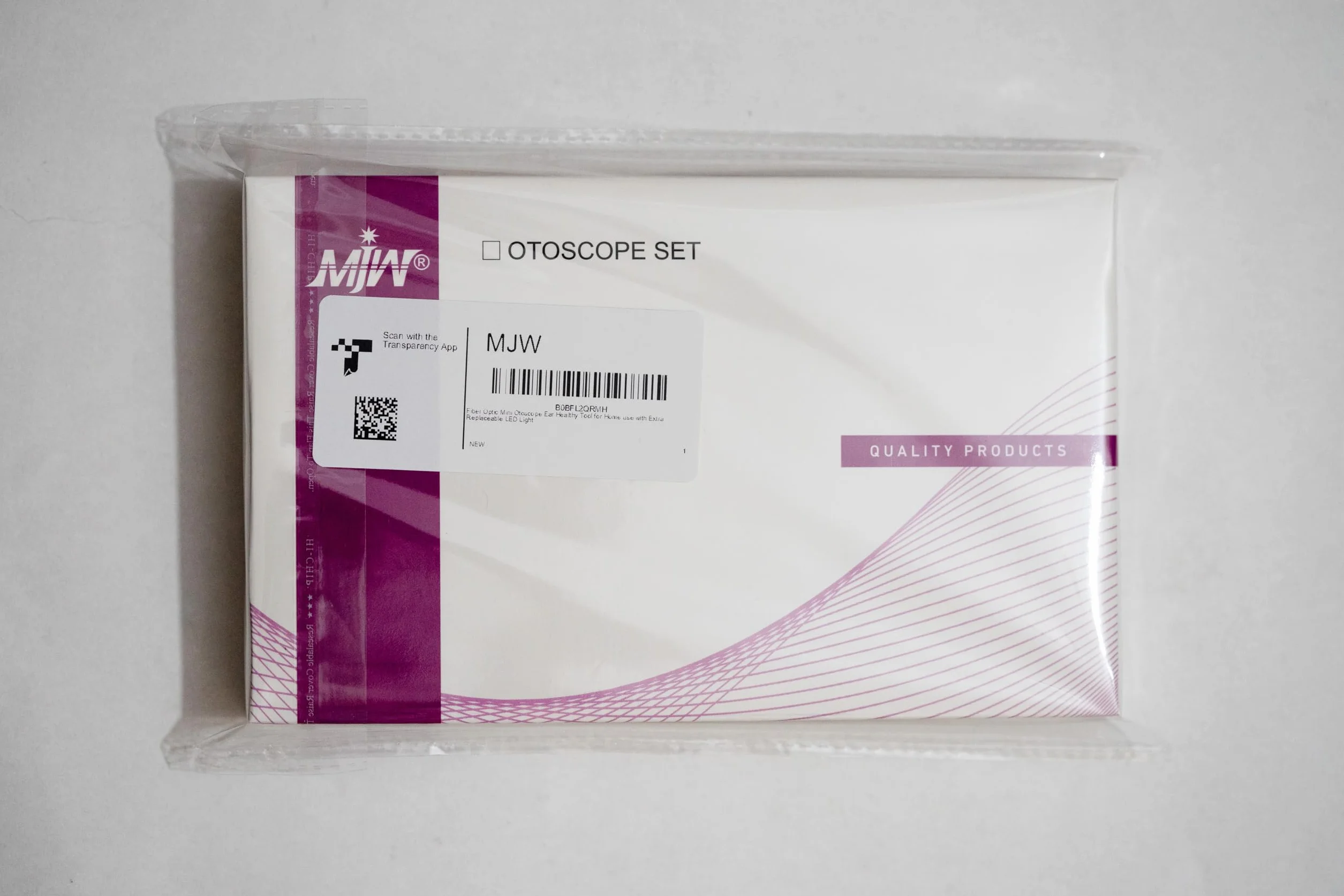 Strumento per la salute dell'orecchio mini otoscopio a fibra ottica per uso domestico con luce LED extra sostituibile