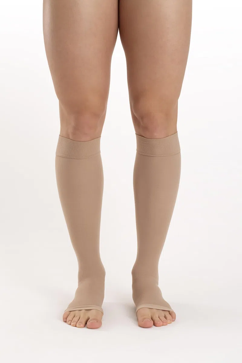 Relaxsan Antitrombo M1350A gambaletti punta aperta antiembolismo K2 per degenza compressione graduata 25-32 mmHg