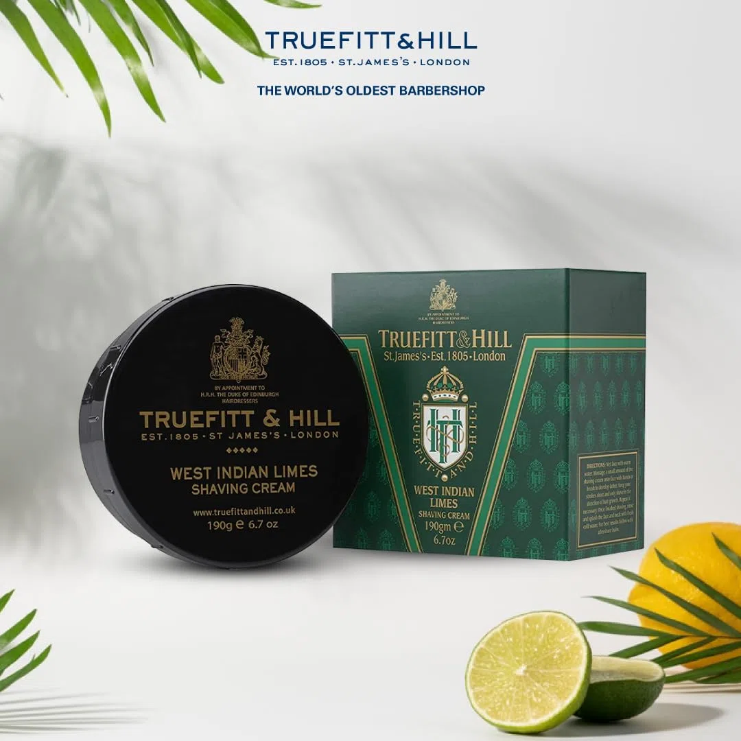 Truefitt & Hill 190 g West Indian Limes Shave Cream Bowl